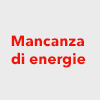 Mancanza di energie